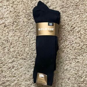 Gold Toe Men's Black Socks